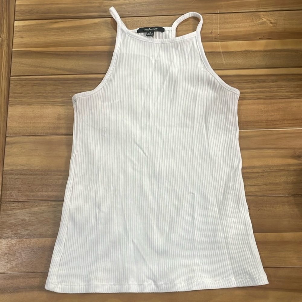 White ambiance tank top